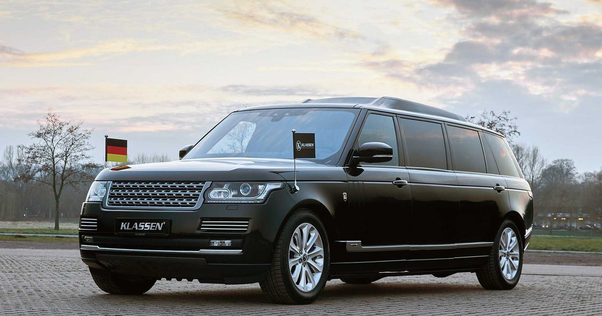 Το XXL Range Rover της Klassen εκτός από τεράστιο είναι και θωρακισμένο