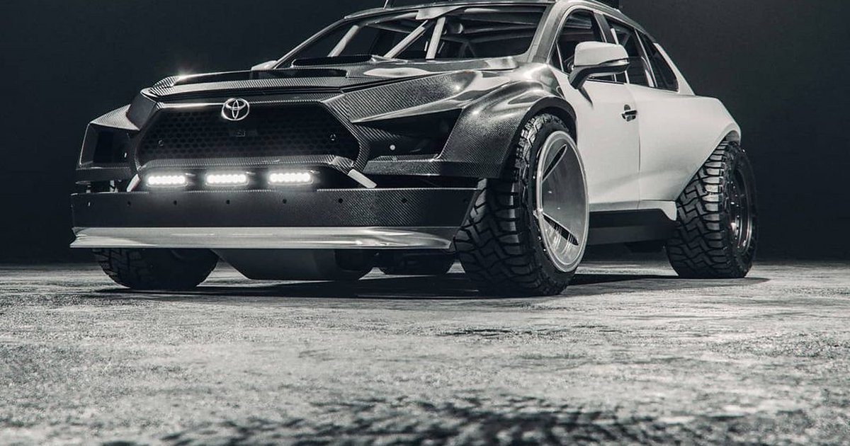To Toyota RAV4 μετατρέπεται σε rally car