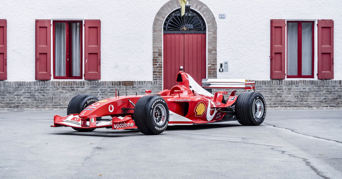 F2003 Rear To αστρονομικό ποσό που «έπιασε» η F2003-GA του Michael Schumacher